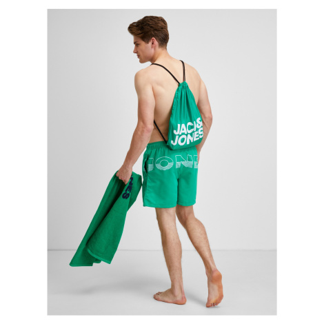 Men's Swimwear, Towel and Bag Set in Green Jack & Jones - Men
