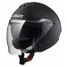 Moto prilba LS2 OF573 Twister II Single Mono Farba Matt Black