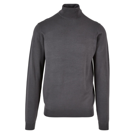 Knitted turtleneck dark grey