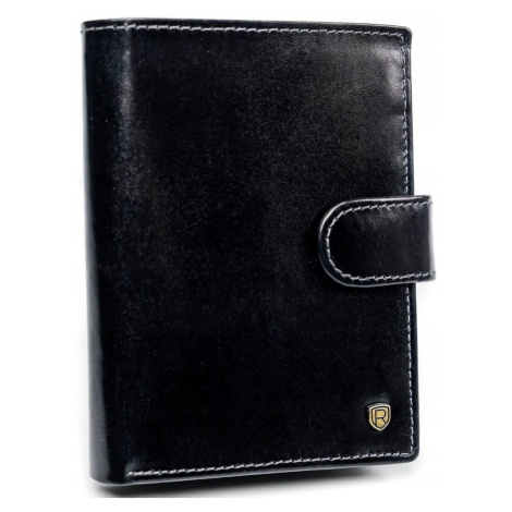 Klasická kožená peňaženka so zapínaním na cvok - Rovicky