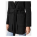 MAX&Co. Vlnený kabát Shortrun 40849922 Čierna Regular Fit