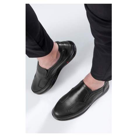Ducavelli Lofor Genuine Leather Comfort Orthopedic Men's Casual Shoes, Dad Shoes, Orthopedic Sho
