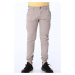 Boys' beige trousers with elastic band