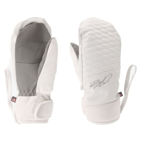 KILPI DEVINE Dámske lyžiarske rukavice, biela, veľkosť
