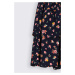 Dievčenská sukňa Coccodrillo tmavomodrá farba, mini, rovný strih