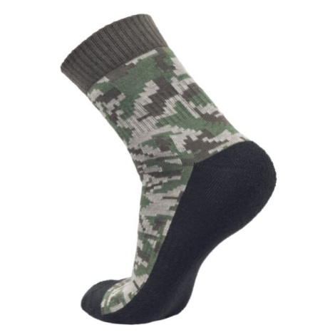 CERVA NEURUM CAMOU Pánske ponožky, khaki, veľkosť