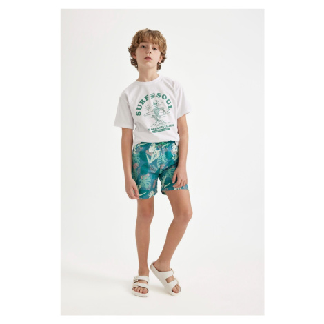 DEFACTO Boy's Patterned Swim Shorts