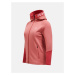 Mikina Peak Performance W Rider Zip Hood Trek Pink