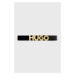 Kožený opasok HUGO dámsky, čierna farba, 50470629