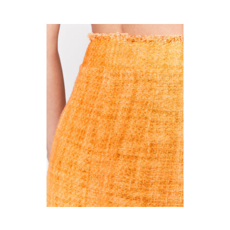 Pinko Trapézová sukňa Lirico 1G17K5 8716 Oranžová Regular Fit