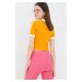 Tričko adidas Originals Adicolor HC2029-BORANG, dámske, oranžová farba,