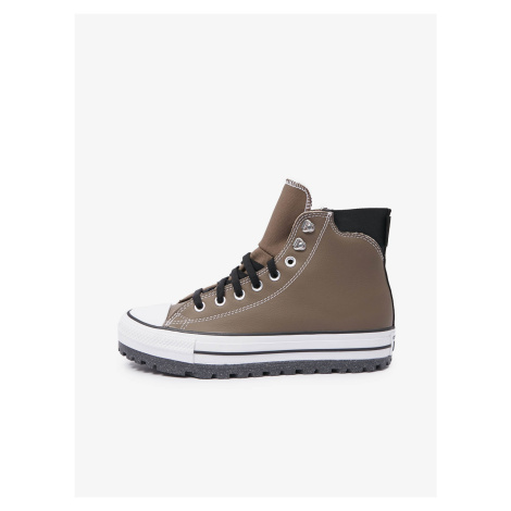 Converse Chuck Taylor All Star City Brown Leather Ankle Sneakers - Men's