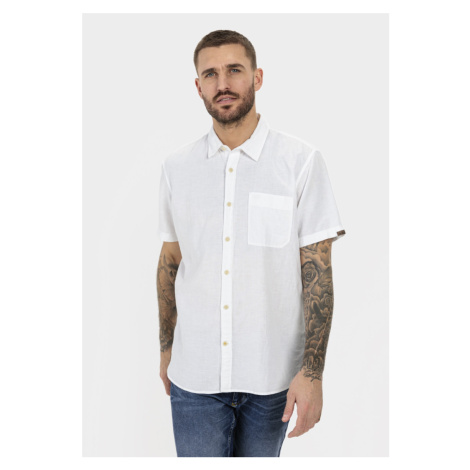 Košeľa Camel Active Shortsleeve Shirt White