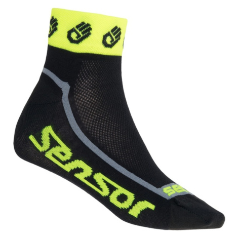 Ponožky SENSOR Race Lite Ručičky reflex žlté - veľ. 6-8