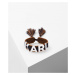 Šperk Karl Lagerfeld K/Woven Metal Logo Bracelet 9 Šedá