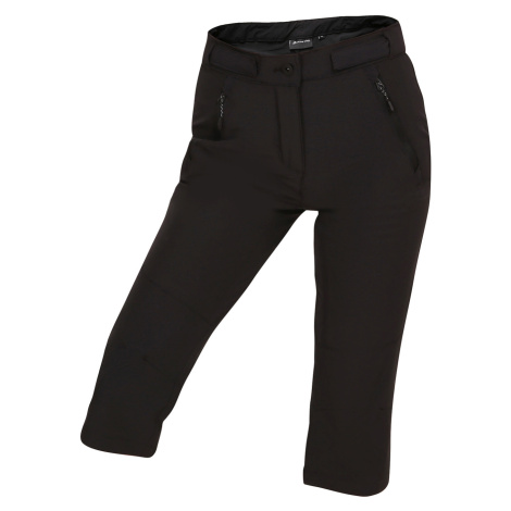 Alpine Pro Malla Dámske 3/4 softshellové nohavice LPAX385 čierna