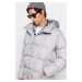 Trendyol Light Grey Oversize Water and Wind Resistant Puffer Winter Jacket