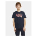 Jack&Jones Junior Tričko 12257379 Tmavomodrá Standard Fit