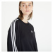 adidas 3 Stripes Oversized Crew Sweatshirt Black