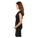Women's T-shirt Top Laces black