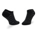 Calvin Klein Súprava 2 párov krátkych ponožiek dámskych 701218779 Čierna