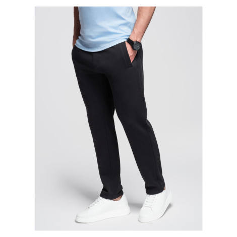 Ombre Men's sweatpants with unlined leg - black