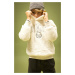 DEFACTO Boy's Oversize Fit Hooded Welsoft Plush Sweatshirt