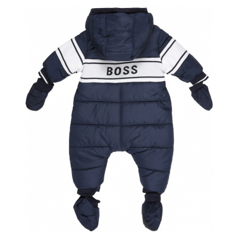BOSS Kidswear Funkčný komplet  námornícka modrá / biela