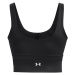 Under Armour Meridian Fitted Crop Tank Black