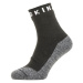 Sealskinz Waterproof Warm Weather Soft Touch Ankle Length Sock Black/Grey Marl/White S Cyklo pon