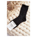 Patterned women's socks black