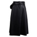 Čierna dámska koženková sukňa ORSAY