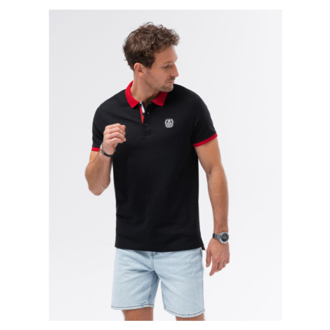 Ombre Clothing Polo tričko Čierna