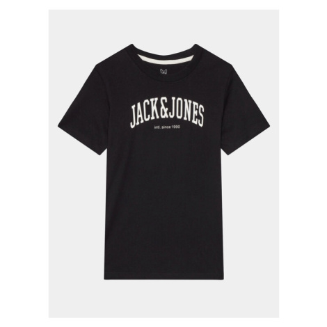 Jack&Jones Junior Tričko 12237441 Čierna Regular Fit