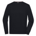 James & Nicholson Ľahký pánsky pletený sveter JN1314 - Čierna