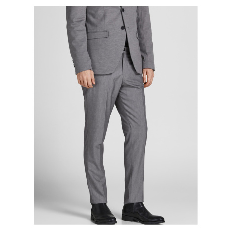 Grey Mens Suit Pants Jack & Jones Franco - Mens