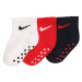 Nike Sportswear Športové ponožky  červená / čierna / biela