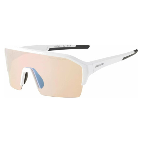 Alpina Ram HR Q-Lite V White Matt/Blue Cyklistické okuliare