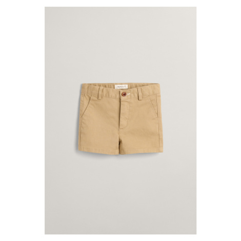 ŠORTKY GANT CHINO SHORTS DARK KHAKI