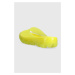 Šľapky UGG Jella Clear Slide dámske, žltá farba, na platforme, 1136763