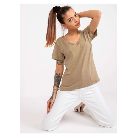 Women's olive green T-shirt Salina MAYFLIES