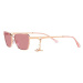Slnečné okuliare Emporio Armani dámske, ružová farba