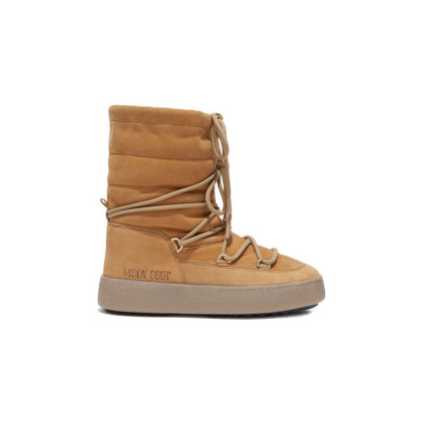 Dámske členkové zimné topánky MOON BOOT LTRACK SUEDE, 001 biscotto