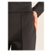 TWINSET Bavlnené nohavice 192LI2WEE Čierna Slim Fit