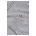 SVETER GANT SUPERFINE LAMBSWOOL HALF ZIP GREY MELANGE