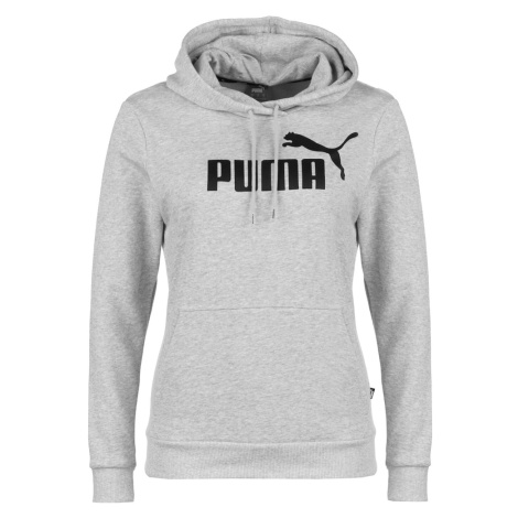 PUMA Športová mikina  svetlosivá / čierna