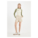 DEFACTO Cool Regular Fit Normal Waist Short Leg Gabardine Shorts