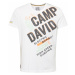 CAMP DAVID Tričko  biela