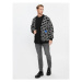 KARL LAGERFELD Kardigán Klj Monogram Jacquard Cardigan 236D2050 Čierna Regular Fit