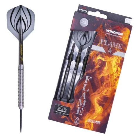 Windson FLAME 23 G TUNGSTEN STEEL SET Set wolframových šípok s mäkkými hrotmi, sivá, veľkosť